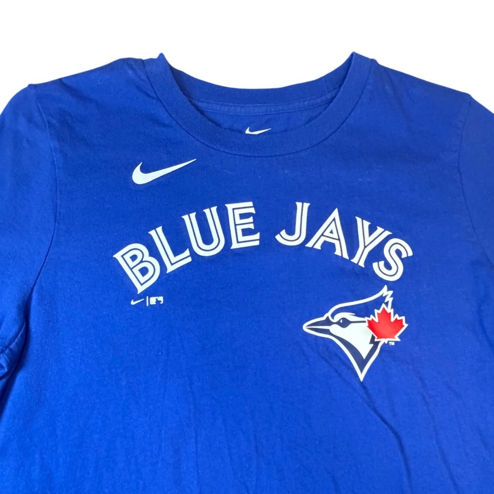 Nike Kids Toronto Blue Jays Vladimir Guerrero Jr 27 MLB T-Shirt Blue XL J10